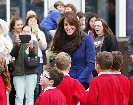kate middleton with kids in scotland