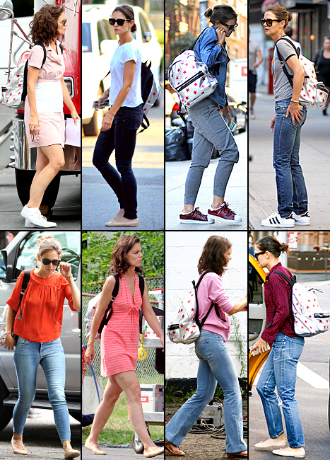 Katie Holmes - backpack