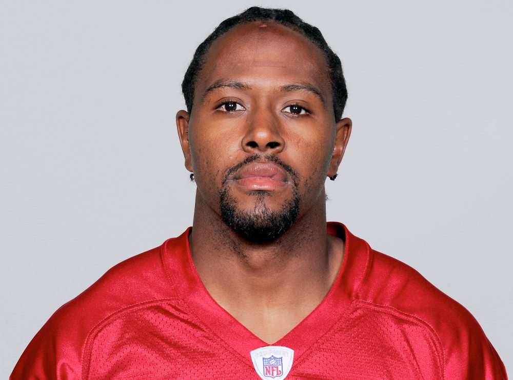 Keion Carpenter of the Atlanta Falcons poses for his 2005 NFL headshot at photo day in Atlanta.