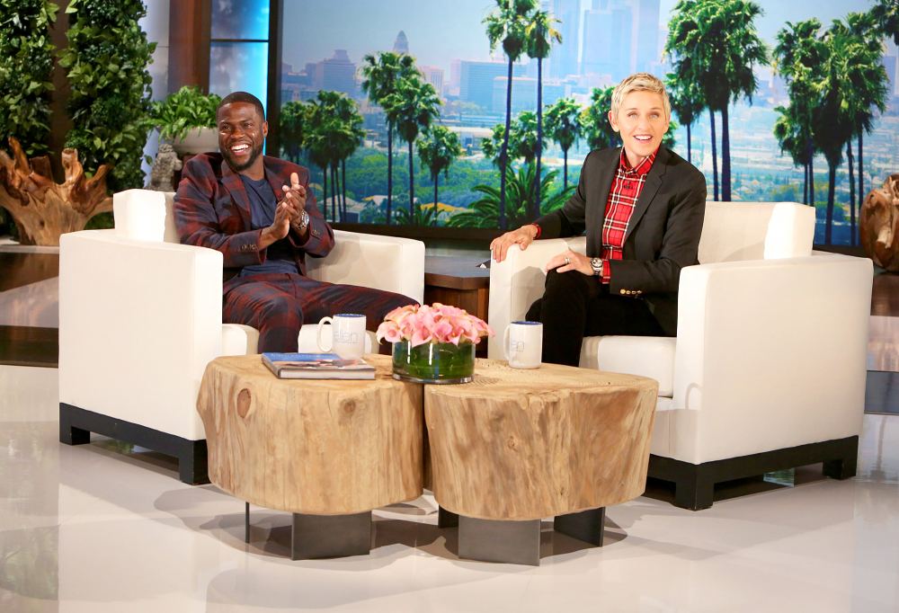 Kevin Hart and Ellen DeGeneres