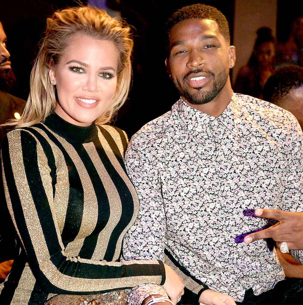 Khloe Kardashian and Tristan Thompson