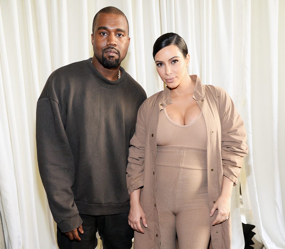 Kanye West and Kim Kardashian