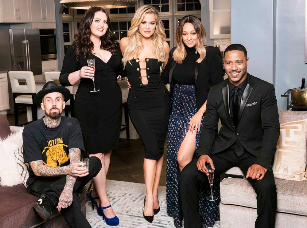 Travis Barker, Lauren Ash, Khloé Kardashian, Tia Mowry-Hardrict and Brian J. White