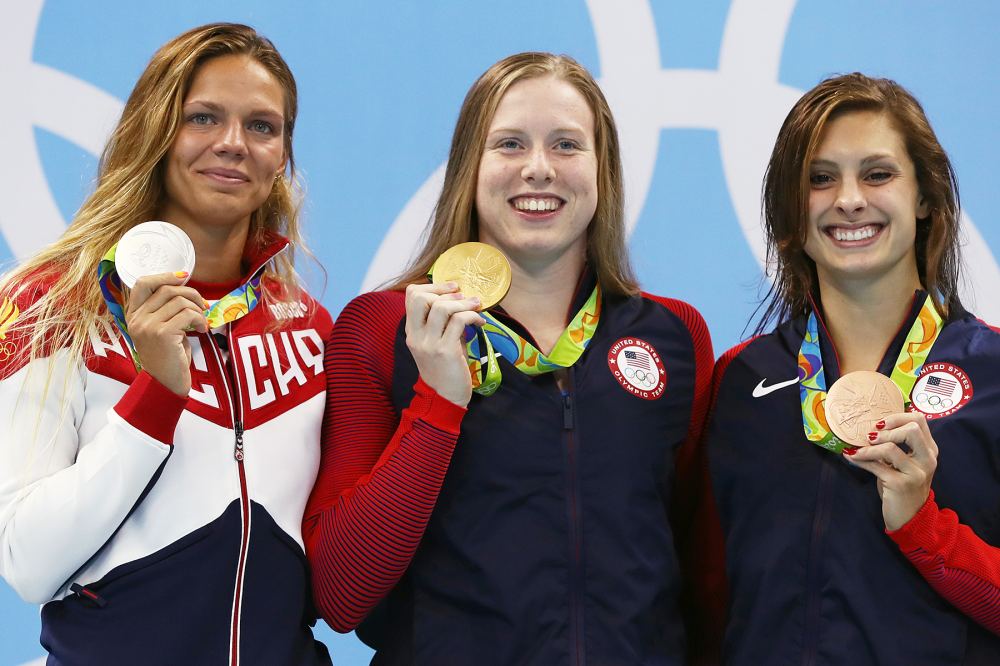 Yulia Efimova Lilly King Katie Meili Rio Olympics