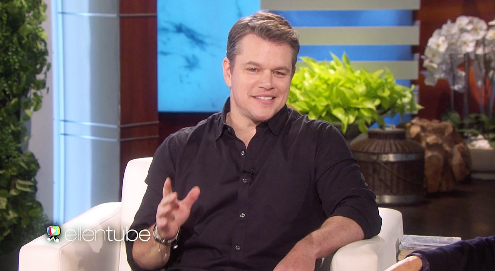 Matt Damon The Ellen DeGeneres Show