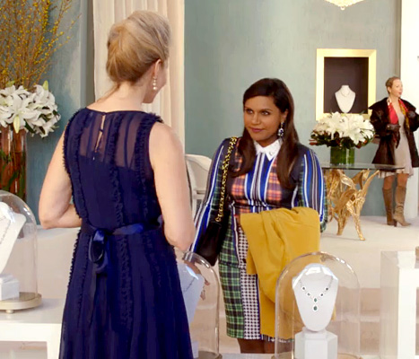 Mindy Kaling - Christmas outfits