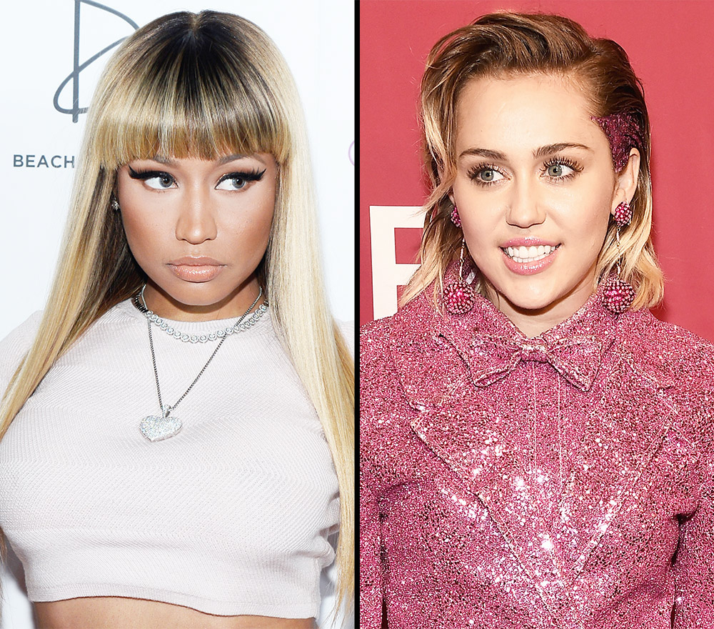 Nicki Minaj and Miley Cyrus