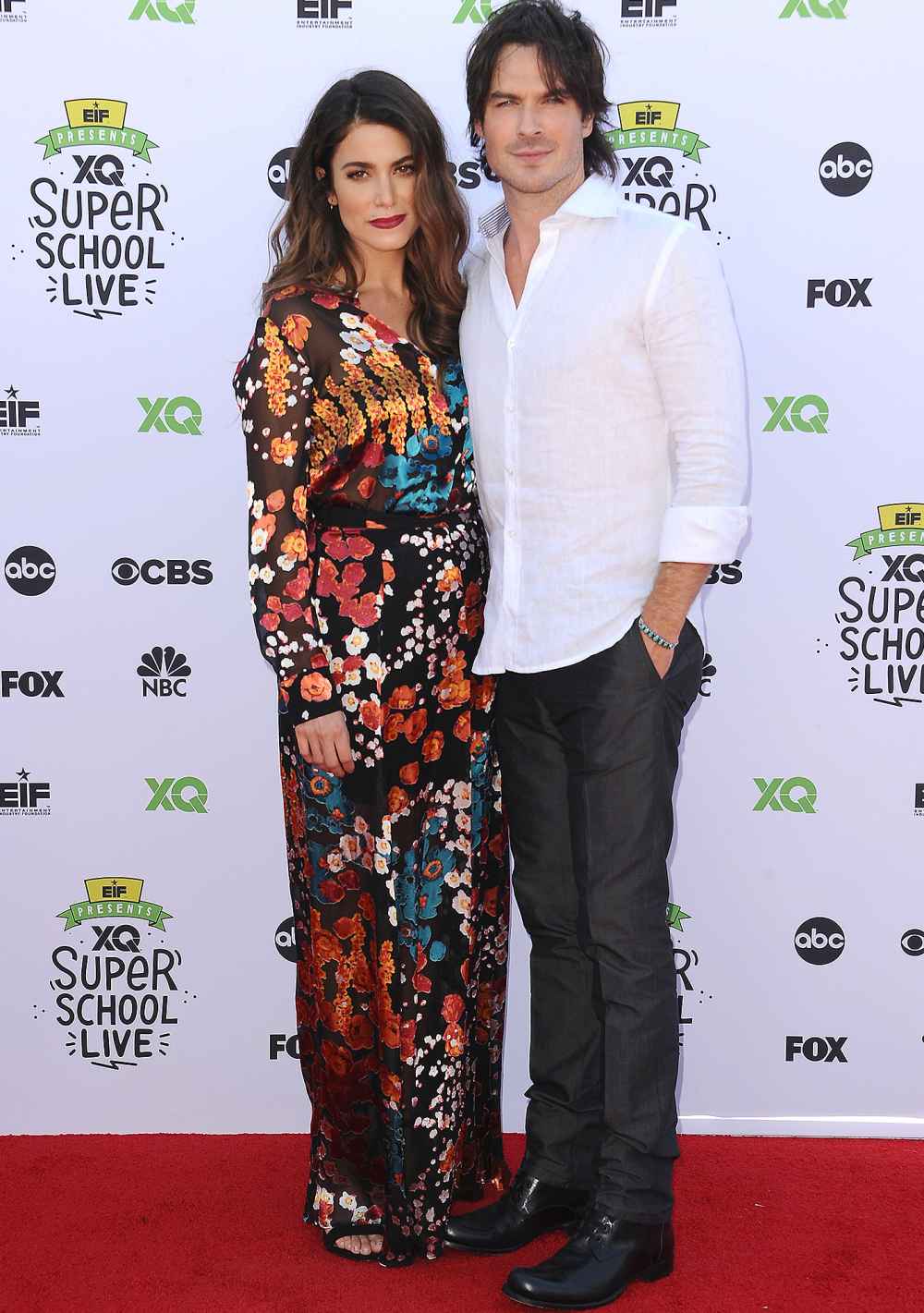 Nikki Reed, Ian Somerhalder, XQ Super School Live, Red Carpet, Post Baby