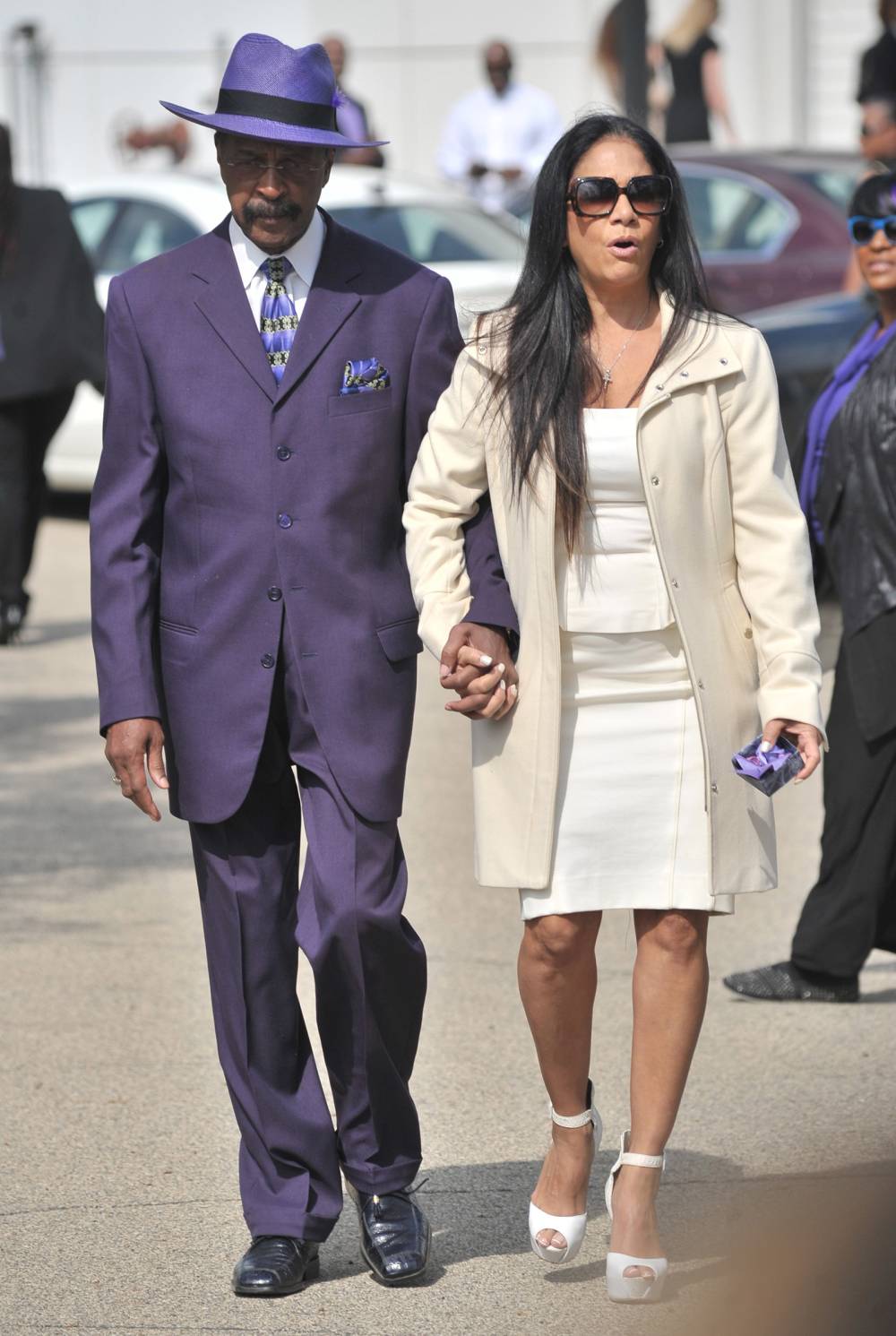 Guests at Prince memorial