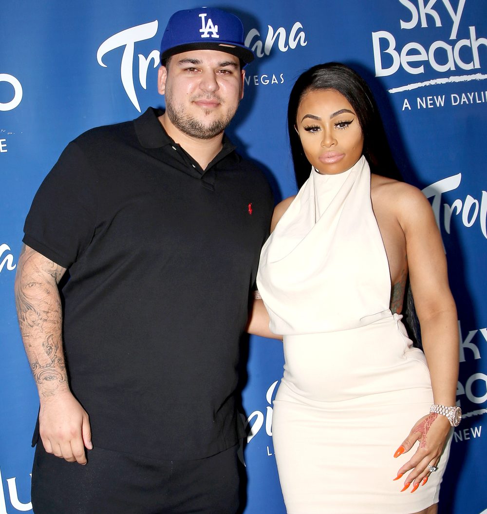 Rob Kardashian and Blac Chyna attend the Sky Beach Club at the Tropicana Las Vegas on May 28, 2016.