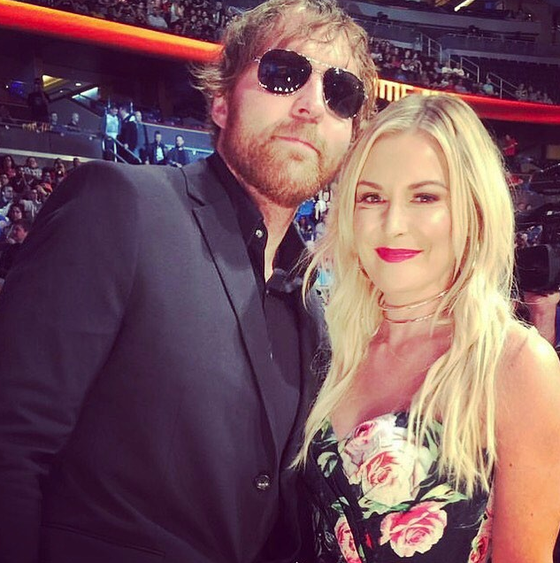 Renee Young and Dean Ambrose