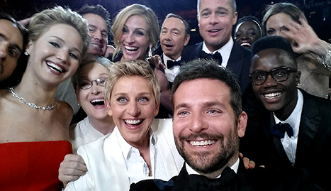 oscar selfie