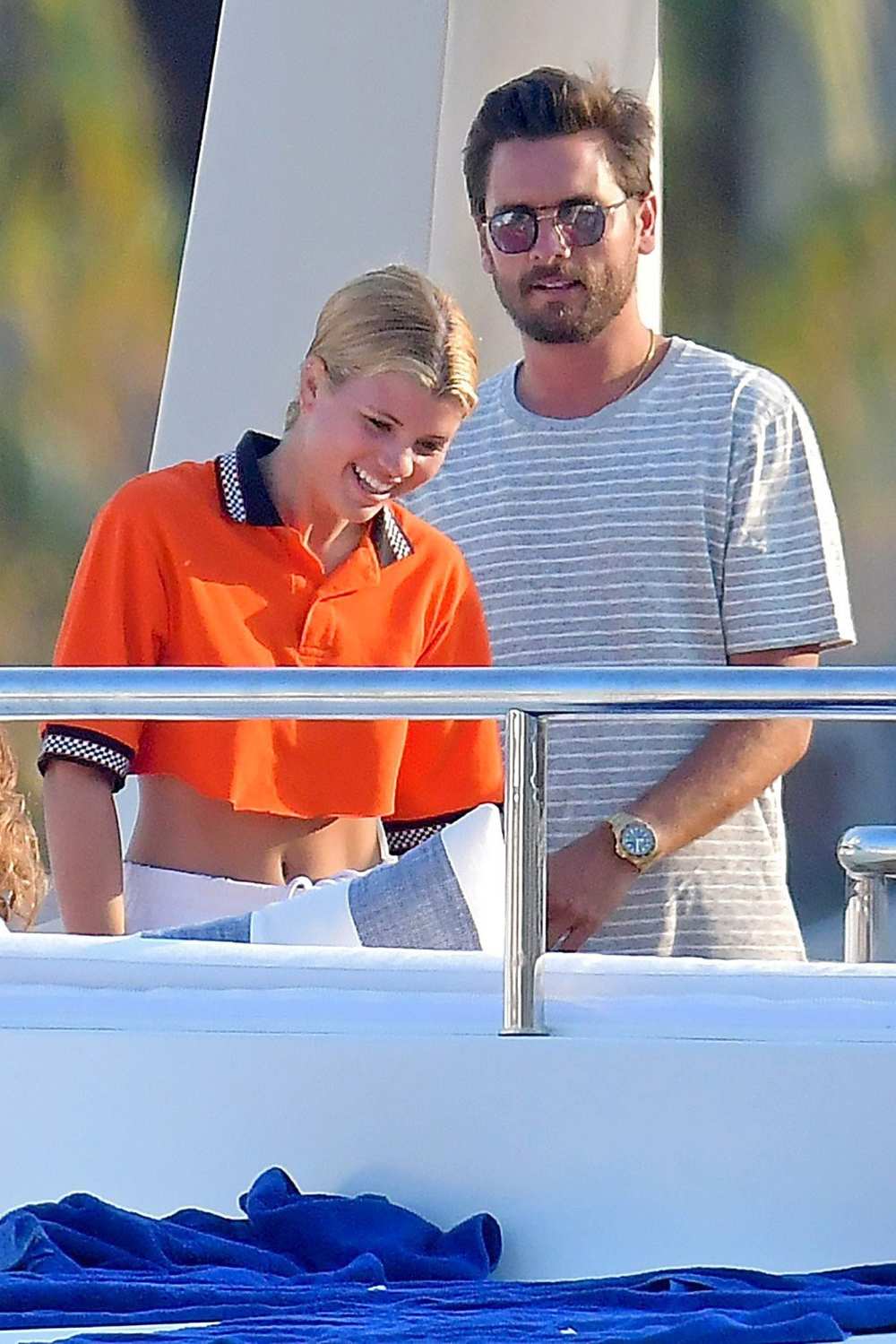 Sofia Richie and Scott Disick