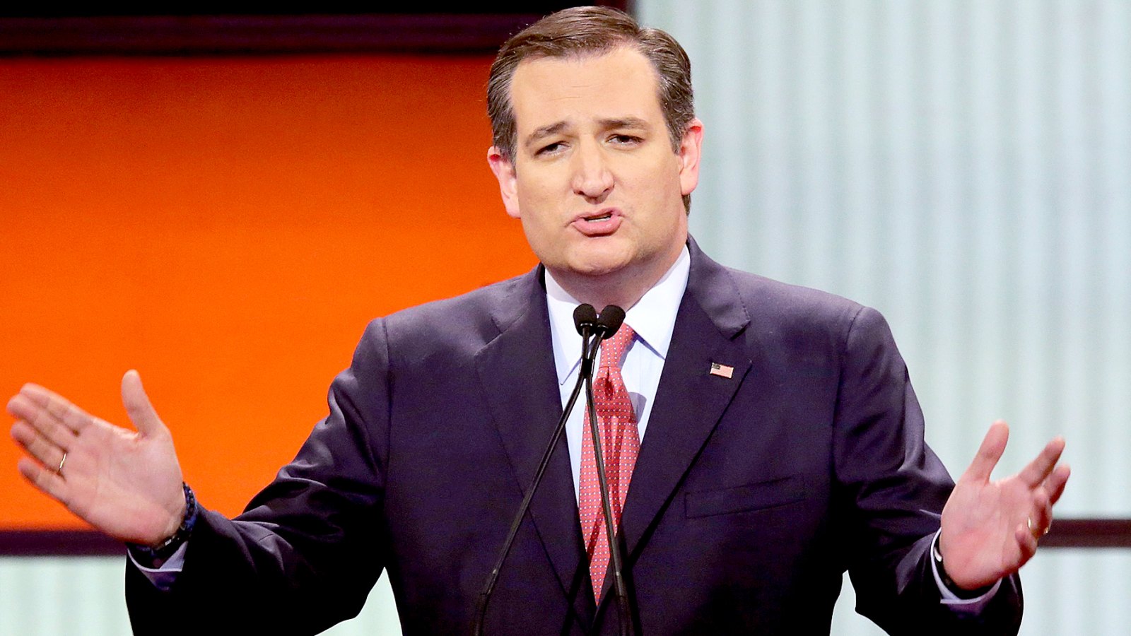 Republican presidential candidate Sen. Ted Cruz participates in a debate sponsored by Fox News at the Fox Theatre on March 3, 2016 in Detroit, Michigan.