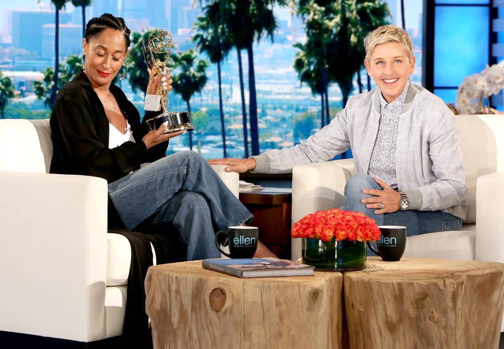 Tracee Ellis Ross and Ellen DeGeneres