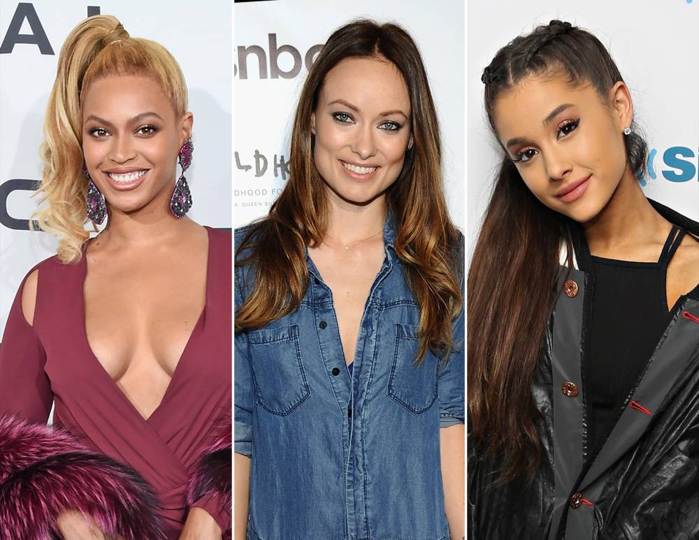 Beyonce, Olivia Wilde and Ariana Grande